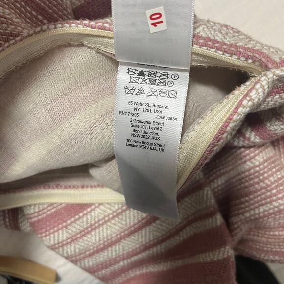 West Elm Pink Woven Sham Pillow Cover - Picture 4 of 7